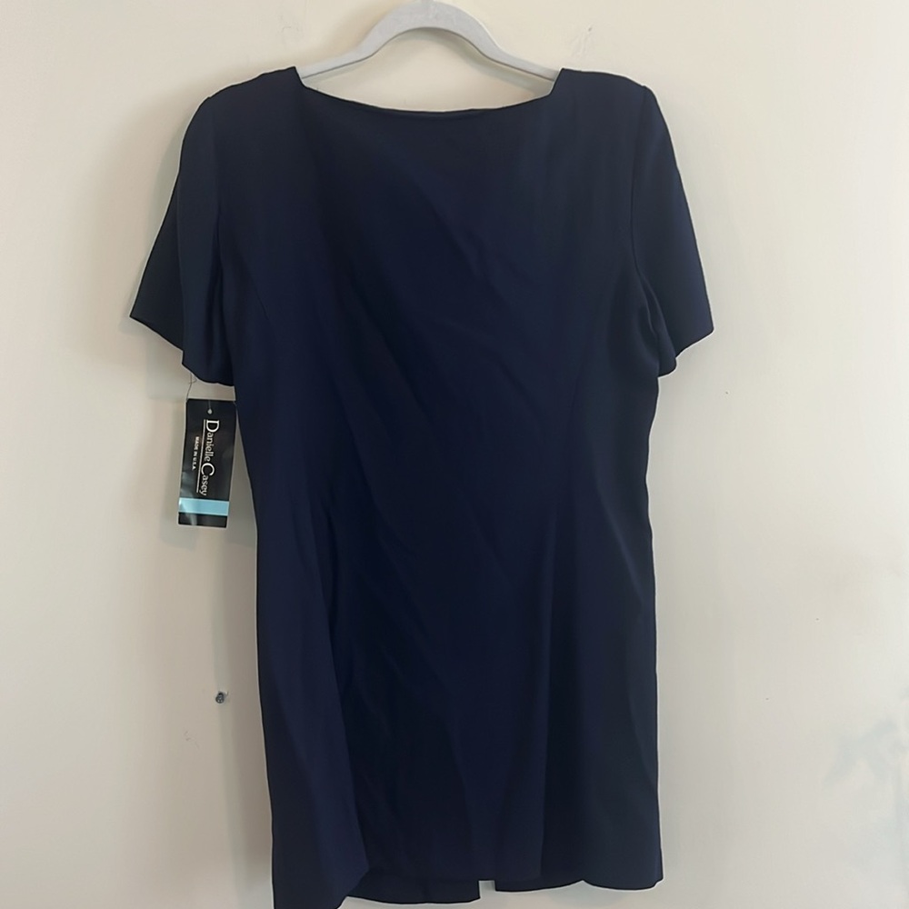 Vintage Danielle Casey Button Down Top‎ Tunic Nautical Coastal Old Money Classic - Picture 7 of 8